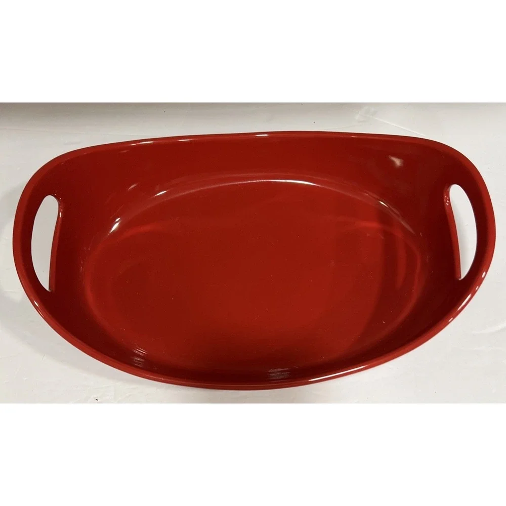Rachel Ray Casserole Dish 2.25 Quart Red 9x13 Baking Serving H017